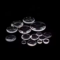 Lentille biconvexe en verre de quartz optique BK7 10mm-30mm double lentille de mise au point convexe carrée 15mm 20mm 25mm 30mm 10mm 15mm 20mm 25mm OEM