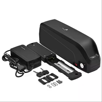 Baterai Hailong G80 36V 48V 52V 10Ah 20Ah untuk Sepeda Listrik, Baterai Lithium Down Tube Ebike 18650 21700 dengan Charger BMS