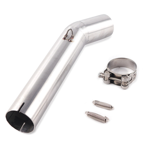 Tubo de Escape Slip-on con Silenciador Intermedio para Motocicleta, para Yamaha FZS <span class=keywords><strong>600</strong></span> <span class=keywords><strong>Fazer</strong></span> 1998-2003 y <span class=keywords><strong>Honda</strong></span> CB1300 2003-2013 - Product Image 2