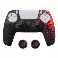 Étui de protection pour manette de jeu AOMIOU pour PS5, étui en silicone protecteur, accessoires pour joueurs de jeux vidéo pour manette PS5, housse de protection