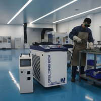 Soldadora Láser de Fibra Portátil Multifunción de 1500w 2000w 3000w, Máquina de Soldadura Láser para Metal
