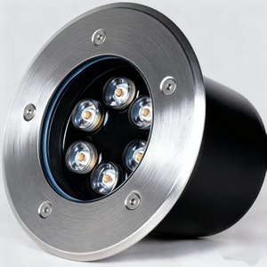Lumière LED encastrée au sol, lampe extérieure en aluminium moulé sous pression, éclairage de sol <span class=keywords><strong>étanche</strong></span> <span class=keywords><strong>IP65</strong></span> pour allée et patio - Product Image 3