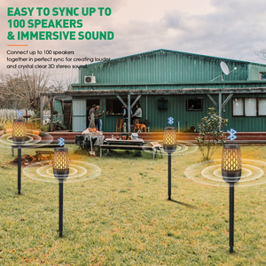 Oem/ODM 2024 Bluetooth Loa Led Sân di động mô phỏng năng động ngọn lửa xách tay mini không dây bass loa - Product Image 5