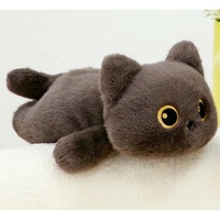 Boneka Kucing Siamese Mia Lovely, Mainan Hewan Isi Kapas PP, Berbagai Ukuran, Ekspresi Manis, Nyaman Dipeluk untuk Anak-Anak