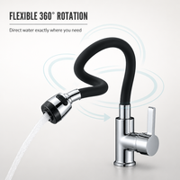 Robinet de cuisine chaud et froid, fonction de pulvérisation à double mode rotative à 360 degrés, prix fabricant de robinets en gros