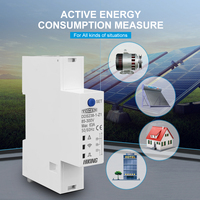 Compteur d'énergie intelligent bidirectionnel TOMZN Zigbee TUYA 18mm 63A WIFI avec minuterie, moniteur de puissance, compteur kWh et protection contre les surtensions et surintensités.