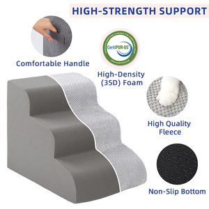 2024 nuevos productos escaleras para perros para meterse en la cama muebles para gatos escaleras plegables para perros escalones para perros - Product Image 4