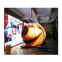 Pantalla LED Esférica Móvil con Soporte de Suelo, Pantalla LED Globo de 0.3m, 0.4m, 0.5m, 1m, 1.2m, 1.5m, 2m, 2.5m, Bola de Video LED Esférica Giratoria
