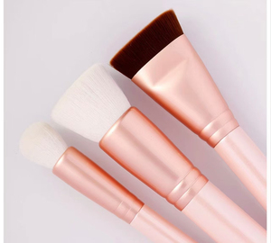 Ensemble de pinceaux de maquillage professionnels de luxe violet violet, 7 pièces/ensemble, logo personnalisé, outil de maquillage, ensemble de pinceaux de haute qualité - Product Image 3