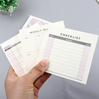 Cadeau promotionnel bloc-notes de bureau en papier adhésif de marque personnalisée impression poste promotionnelle avec Logo pour le travail Notes autocollantes bloc-notes
