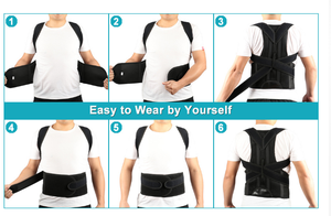 Correcteur de posture personnalisé avec logo, soutien dorsal pour hommes et femmes - Product Image 6