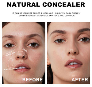 Corrector líquido mate natural impecable esculpido, crema de base de fácil uso para cubrir los poros, brillo, control de aceite, Cosméticos de maquillaje - Product Image 2