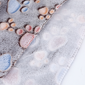 Giá Rẻ Bán Buôn <span class=keywords><strong>Leopard</strong></span> In Siêu Mềm 100% Polyester Thoải Mái Flannel Lông Cừu Vải Cho Bé Chăn - Product Image 4