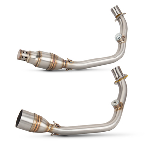 สำหรับรถเวสป้า <span class=keywords><strong>150</strong></span> สปริ้นท์ พรีมาเวร่า ปี 2014-2024 ระบบท่อไอเสียรถจักรยานยนต์แบบดัดแปลง ท่อเชื่อมต่อด้านหน้า ขนาด 51 มม. พร้อมตัวลดเสียง DB Killer - Product Image 5