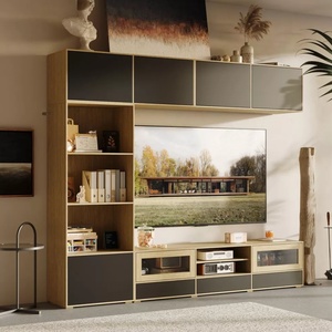 Custom wall <strong>units</strong> for living room High Quality Full Home Custom Cabinets for Modern Living Room Interiors - Product Image 2