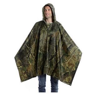 DFR0126 - Impermeable con Capucha de Camuflaje Personalizado, Chaqueta Impermeable para Hombres, Mujeres y Adultos - Product Image 2