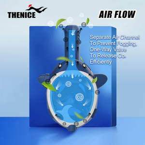 Máscara <span class=keywords><strong>de</strong></span> esnórquel <span class=keywords><strong>Buceo</strong></span> Cara completa Tanque <span class=keywords><strong>de</strong></span> oxígeno Prescripción antivaho para usuarios <span class=keywords><strong>de</strong></span> <span class=keywords><strong>gafas</strong></span> Conjunto para niños - Product Image 3