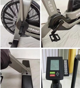 Vélo d'appartement en acier haute résistance avec écran LCD, silencieux, résistance au vent fluide, équipement de fitness pour salle de sport - Product Image 3
