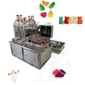 Hard twist candies making machine lollipop candy production line with sugar coating for sale