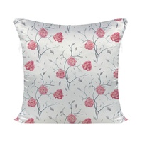 Prosub Wholesale 16In Sublimation Blanks Pillow Case Custom Print Logo 40x40CM White Cushion Cover Sublimation Satin Pillow Case