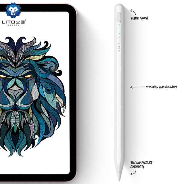 Palm Rejection Active Stylus Pen for Touch Screen Apple iPad Pencil