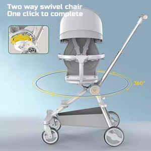 Carrito <span class=keywords><strong>de</strong></span> Bebé Ligero Todoterreno JXB Direct Selling High View con Mango Ajustable - Product Image 5