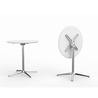 Table pliable de magasin de café, thé et lait au design moderne pour les loisirs en plein air Mobilier de bureau pour l'école, le salon et l'hôpital