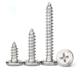 Factory Direct Supply M4 M5 M6 Metric <b>Flat</b> Head Stainless Steel Self Tapping <b>Screws</b> for Wood Furniture Bed Nut Accessories - Product Image 2