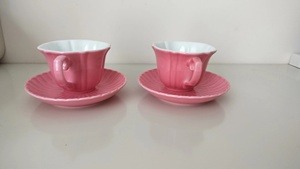 Tasses à café artisanales en céramique de Jingdezhen, couleurs personnalisables - Product Image 3