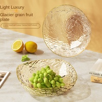 ZB9008 Design Fruitplateau, Woonkamer, Licht Luxe Fruitplateau, Simpel en Modieus PET Noten Snoep, Gedroogd Fruitplateau