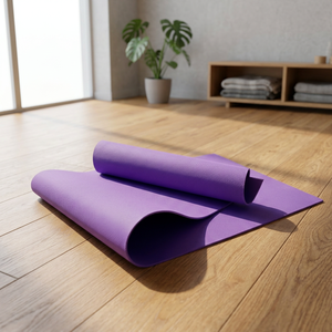 Reversible Rectangle Fitness Yoga <b>Mat</b> 4mm EVA 72 Inch Foldable Exercise Pad With Easy Clean Non Slip Surface For <b>Gym</b> Training - Product Image 5