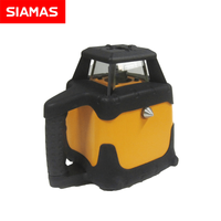 Niveau laser rotatif SIAMAS 500m outil laser rotatif rouge avec récepteur laser rotatif à nivellement automatique à 360 degrés