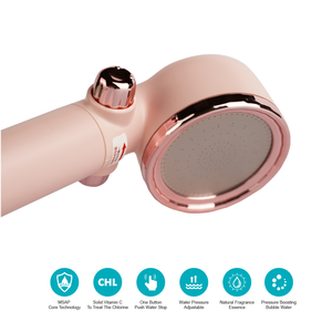 Cabezal <span class=keywords><strong>de</strong></span> Ducha <span class=keywords><strong>de</strong></span> Plástico <span class=keywords><strong>de</strong></span> Alta Presión con Filtro para Eliminar el Cloro, Portátil para Uso Doméstico y en Autocaravanas - Product Image 6