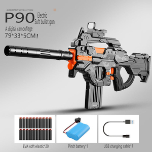 Vp445 Điện Tốc Độ Cao P90 Đồ Chơi Súng Có Thể được Ra mắt Tháng Tám Liên Tục Khởi Động Mềm Súng Trẻ Em Đồ Chơi Bán Buôn - Product Image 3