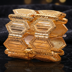 Wholesale 14K 18K 24K Gold Plated Brass <b>Bangles</b> & <b>Bracelets</b>, Fashion Kada & <b>Bracelets</b>, Forming Gold Filled Jewelry Kada <b>Bangles</b>. - Product Image 2