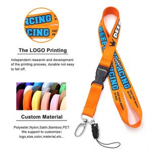 Promotional Printed <b>Lanyard</b> Sublimation With Logo Custom and Id Badge Holder - Product Image 5