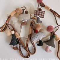 Accessoires DIY Éco-responsables Personnalisables Recyclables Multi-usages pour Sac à Main Femme : Breloque Ourson Mignon, Chien, Dragonne pour Téléphone Portable
