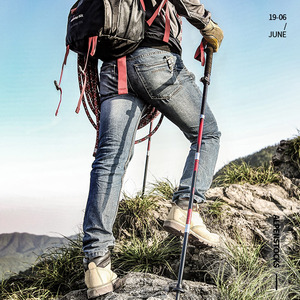 Shinda Ultralight Carbon Fiber Trekking Poles 5 Section Adjustable Lightweight Hiking Gear for Outdoor <b>Walking</b> <b>Sticks</b> - Product Image 5