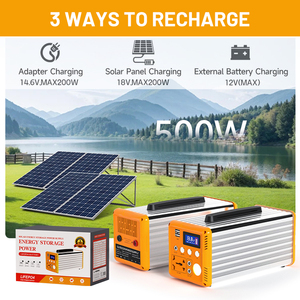 Portable Power Station 128W 312W 468W 720W USB Type C Charging Power Station Solar Multi-function Solar <b>Energy</b> <b>Storage</b> <b>System</b> - Product Image 4
