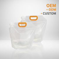 Sac à eau pliable sans BPA de qualité alimentaire, taille gallon, conteneur d'eau portable et pliable pour le camping en plein air, la randonnée, les situations d'urgence, OEM