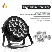 Éclairage de scène populaire 18x18w rgbwa uv 6 en 1 18 pièces led par light pour fête de mariage