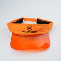 Chapeaux de pare-soleil d'été personnalisés avec protection UV, chapeaux de visières extérieures casquettes, pare-soleil transparents colorés en PVC
