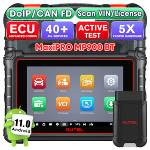 เครื่องมือวินิจฉัยรถยนต์ MaxiPRO MP900 BT อุปกรณ์อ่านโค้ดรถยนต์ระดับมืออาชีพ MP808 MP900BT ชุดอุปกรณ์สำหรับรถยนต์ทุกคัน เครื่องสแกน OBD2 - Product Image 1