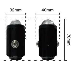 미니 스포트라이트 Led 오토바이 Led 헤드 라이트 레이저 라이트 12V 듀얼 컬러 운전 안개 프로젝터 렌즈 LED 모터 보조 작업 램프