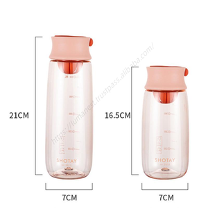 Bouteille d'eau pour étudiants WHY97 en gros, petite capacité 600 ml, en plastique, anti-fuite, portable, avec couvercle à ouverture facile pour enfants - Product Image 3