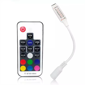 Dc 5V 12V 24V Mini RF không dây từ xa 14/21 phím LED dimmer điều khiển cho màu duy nhất LED Strip ánh sáng 5630 6060 3528 LED Strip - Product Image 1