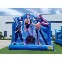 Château Gonflable PVC Personnalisé à Succès avec Impression de Logo pour Enfants, Château de Saut Commercial pour Événements Promotionnels de Marque