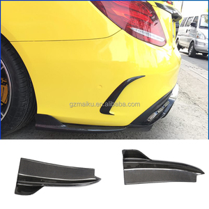 Lame de pare-choc arrière en fibre de carbone, protection du véhicule, <span class=keywords><strong>Mercedes</strong></span> classe <span class=keywords><strong>C</strong></span> 2015 — 2021 W205 C63 C200L C260 - Product Image 2