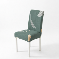 Housses de chaise imprimées très vendues, lavables, taille universelle, en polyester et élasthanne, pour salle à manger et salon
