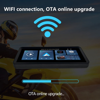 Affichage Compteur De Vitesse Moto Navigateur Gps Carplay 6.3 Pouces Capteur Intelligent Android Lcd Auto Avec Caméra Léger Portable